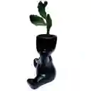 Humanoide Abrazo Ceramico, Cactus Brasiliopuntia Brasiliensis