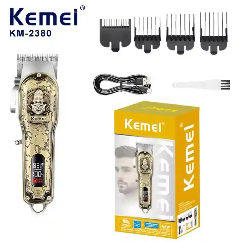 Máquina Peluquera Cortadora De Cabello Kemei 2380