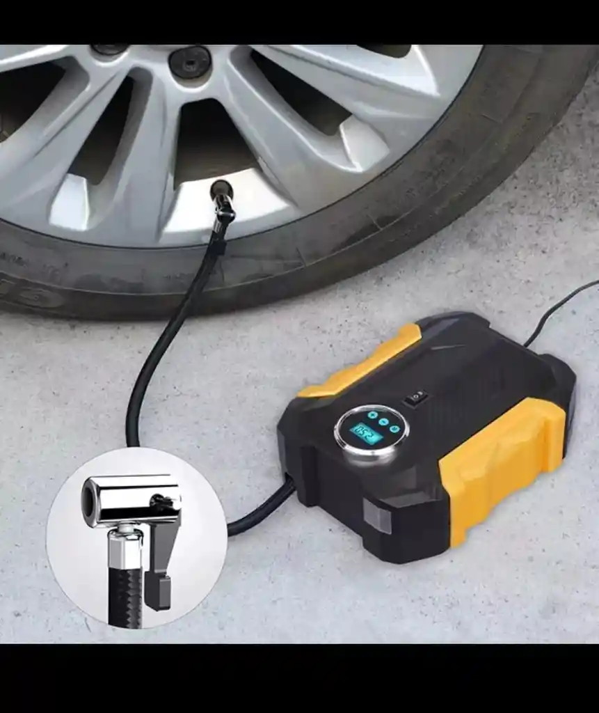 Compresor De Aire Digital Para Auto Bomba Infladora Portátil