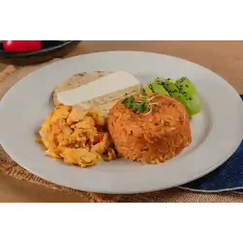 Calentado Paisa con Huevo