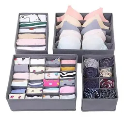 Organizador Plegable Para Ropa Interior Cajones X4