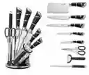 Juego De Cuchillos Profesionales Chef 9 Piezas + Soporte