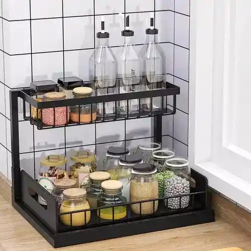 Organizador Cocina Debajo Lavaplatos Baño Cocina 2 Niveles