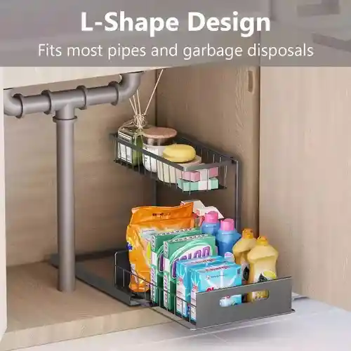 Organizador Cocina Debajo Lavaplatos Baño Cocina 2 Niveles