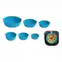 Moldes De Silicona Para Olla Freidora Reutilizable X6 Pcs
