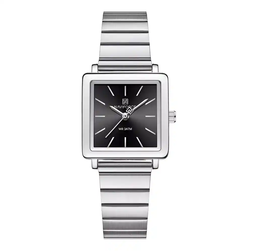 Reloj Naviforce Casual Nf5048 Mujer Acero + Estuche