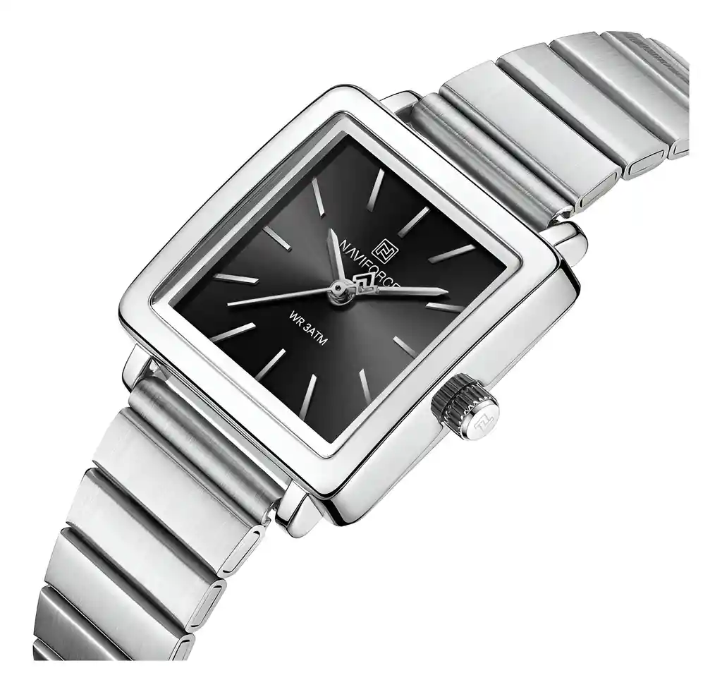 Reloj Naviforce Casual Nf5048 Mujer Acero + Estuche