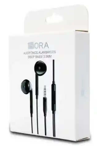 1hora Audifonos Alambricos Deep Bass 3.5mm Aut117