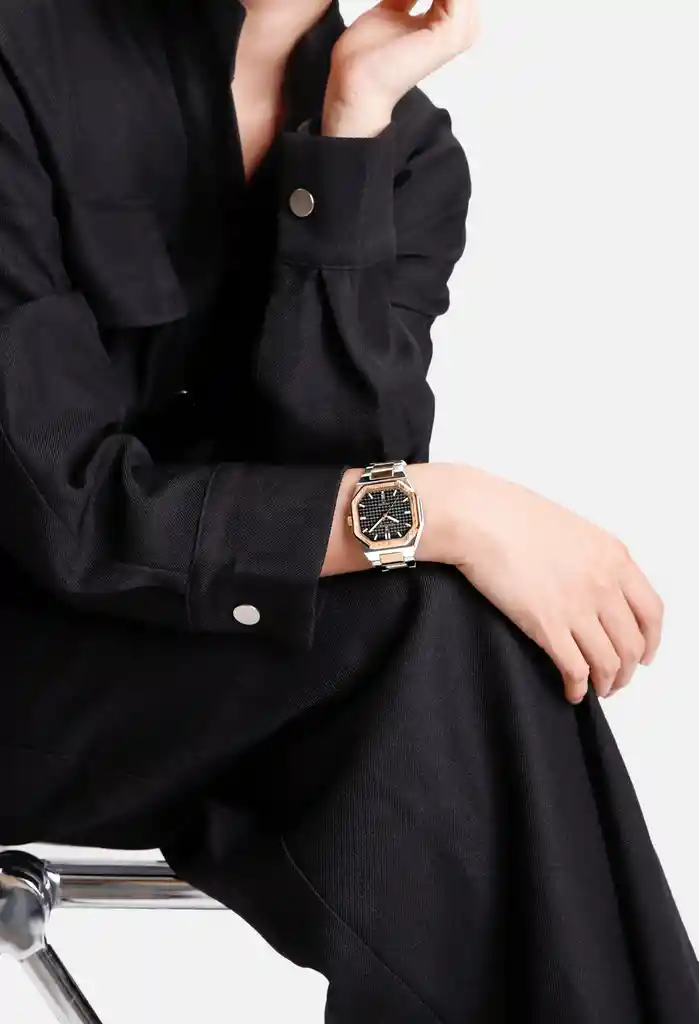 Reloj Naviforce Casual Nf5053 Mujer Acero + Estuche