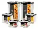Recipientes Herméticos 6 Piezas Irrompibles Premium Organizadores De Cocina Alimentos Innovo