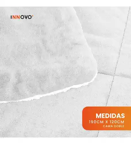 Cubrelecho Plumón Térmico Doble Cara Con Funda De Almohadas Para Cama Doble Inn Home