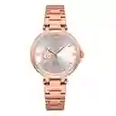 Reloj Naviforce Casual Nf5060 Mujer Flor Acero + Estuche