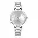 Reloj Naviforce Casual Nf5060 Mujer Flor Acero + Estuche