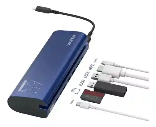 Power Bank Cargador Para Laptop Celulares 18.000 Mah 100w Con Multipuertos 6 En 1 Romoss