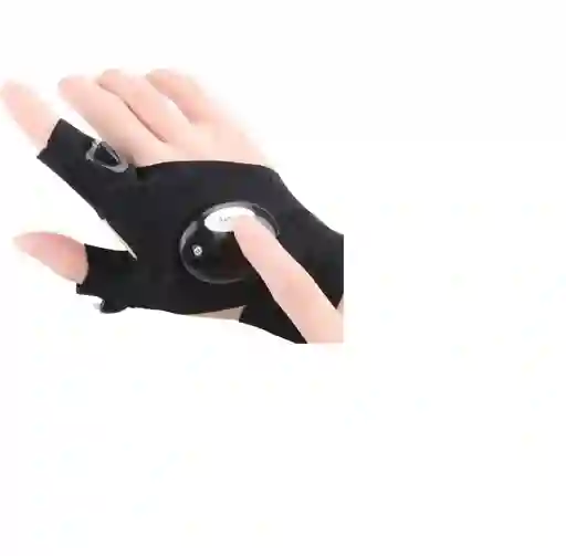 Guante Con Linterna Luz Led Herramienta”