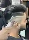 Máquina Patillera Cabello Recortadora Kemei Recargable Km-1949 Plateada 110v