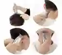 Máquina Patillera Cabello Recortadora Kemei Recargable Km-1949 Plateada 110v