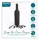 Set Destapador De Vinos Con Estuche De Lujo Botella Vino 5 Accesorios Elegante