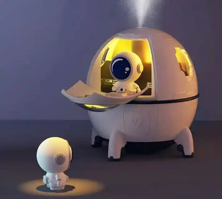 Mini Difusor Astronauta En Cápsula Espacial