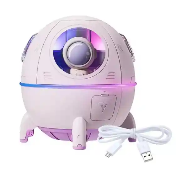 Mini Difusor Astronauta En Cápsula Espacial