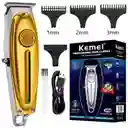 Máquina Patillera Cabello Recortadora Kemei Recargable Km-1949 Dorada 110v