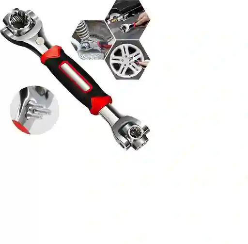 Llave Inglesa Multiusos 48 Accesorios Herramienta Universal