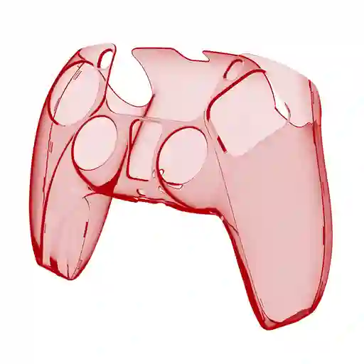 Protector Acrilico Rojo Transparente Para Control Ps5 Mando Play Station 5 Dualsense