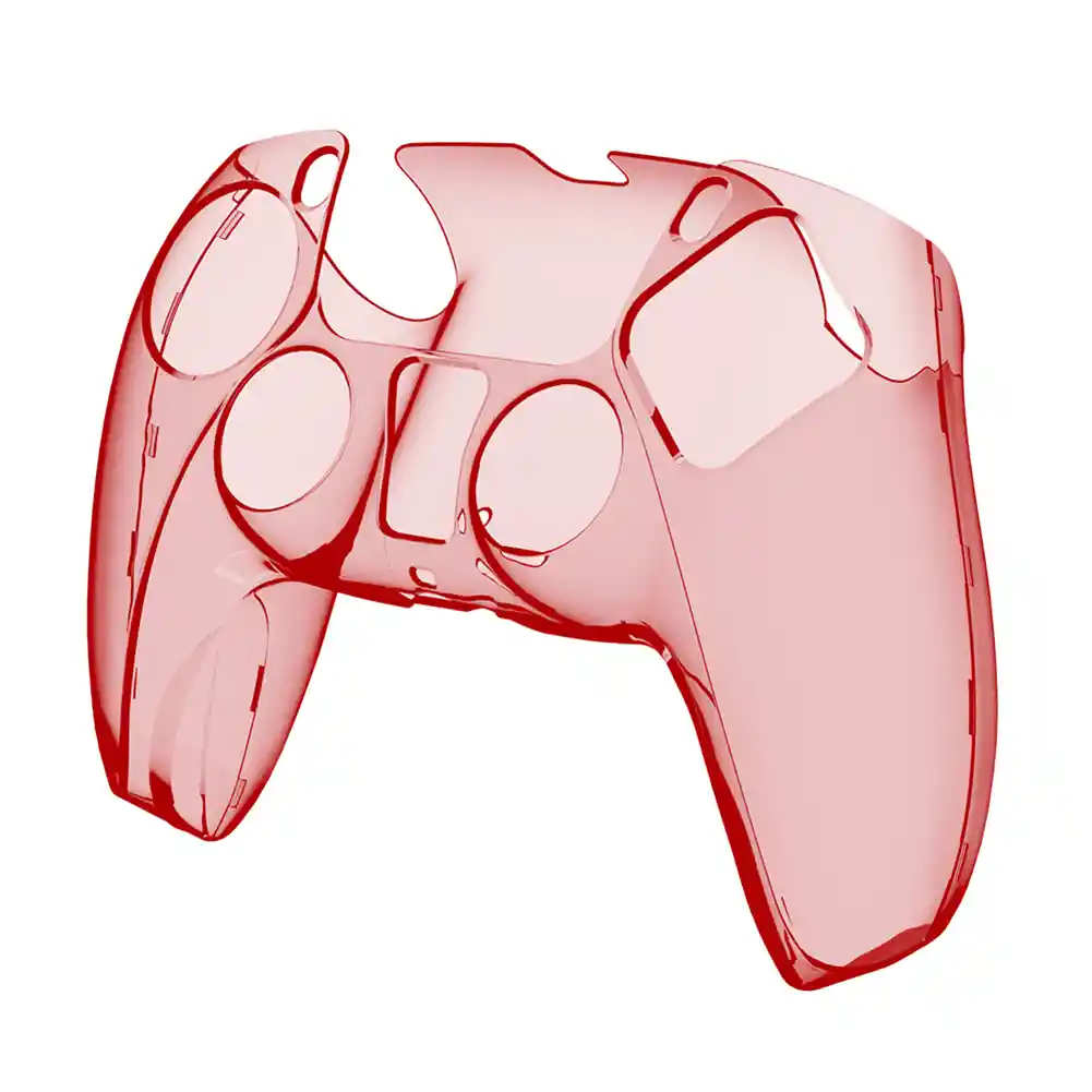 Protector Acrilico Rojo Transparente Para Control Ps5 Mando Play Station 5 Dualsense