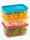 Set De Recipientes Para Alimentos X4