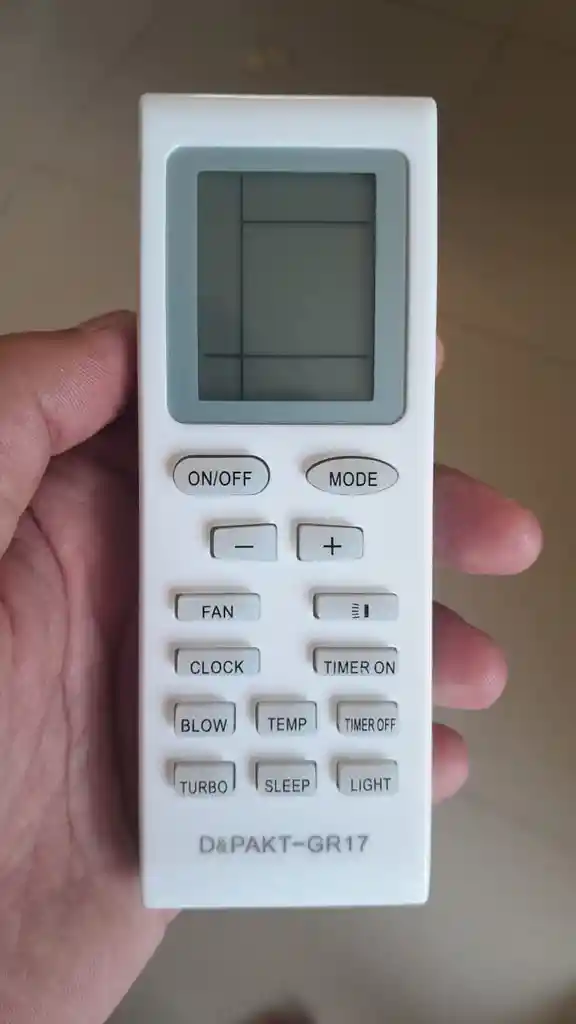 Control Remoto Compatible Con Aire Acondicionado Aa Olimpo, Haceb, Mirage Akt-gr17 - Repuesto, Reemplazo
