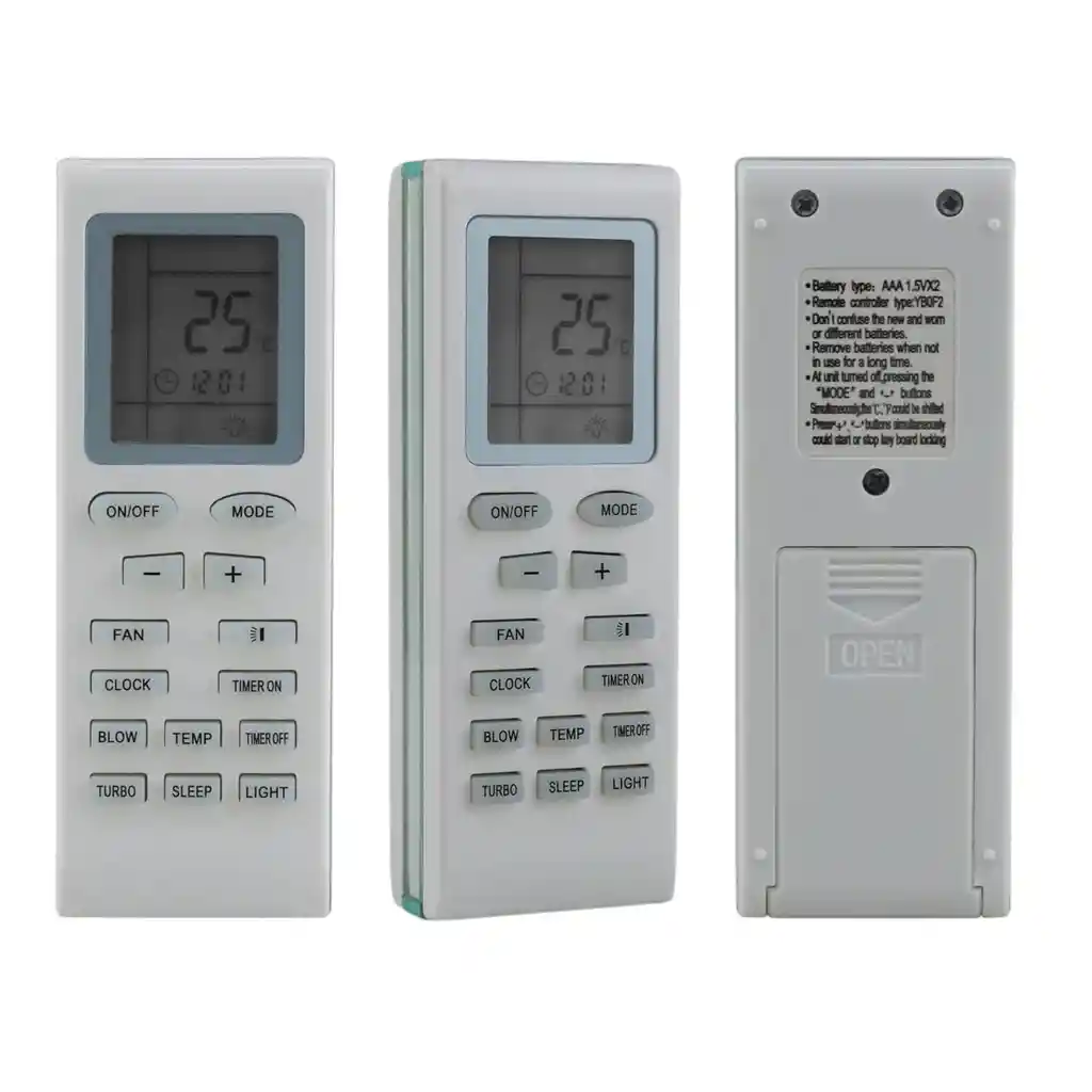Control Remoto Compatible Con Aire Acondicionado Aa Olimpo, Haceb, Mirage Akt-gr17 - Repuesto, Reemplazo