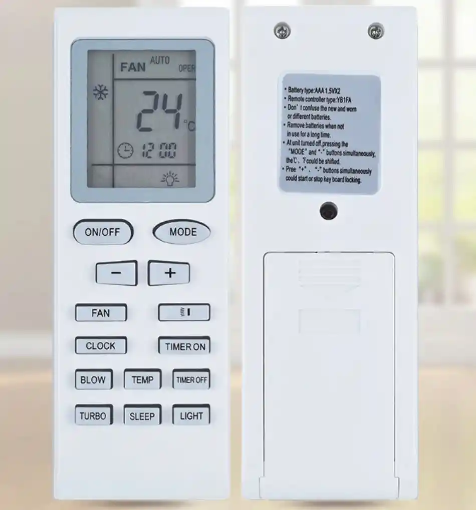 Control Remoto Compatible Con Aire Acondicionado Aa Olimpo, Haceb, Mirage Akt-gr17 - Repuesto, Reemplazo