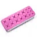 Organizador De Maquillaje Veleka, Caja Para Cosmeticos, Cosmetiquera, Rosa-blanco