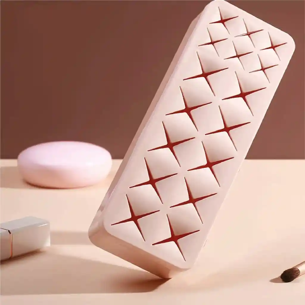 Organizador De Maquillaje Veleka, Caja Para Cosmeticos, Cosmetiquera, Beige