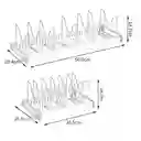 Estante Organizador De Ollas Y Sartenes Expandible Para Cocina