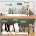Estante Organizador De Ollas Y Sartenes Expandible Para Cocina