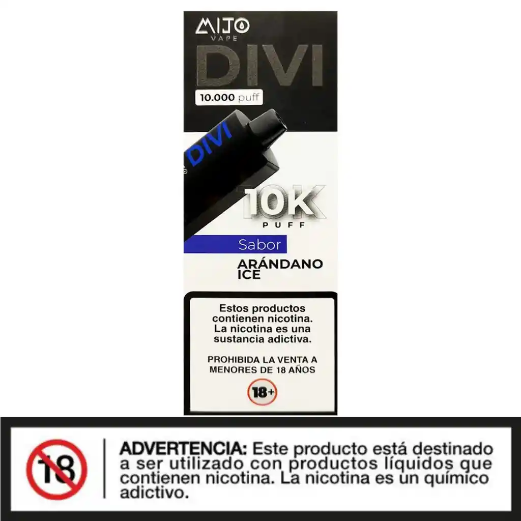 Desechable Mijo 10000puff - Arándano Ice