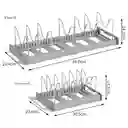 Estante Organizador De Ollas Y Sartenes Expandible Para Cocina
