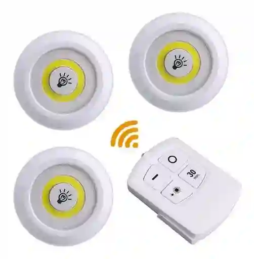 Bombillo Panel Luz Led Profesional X3 Iluminadores + Control