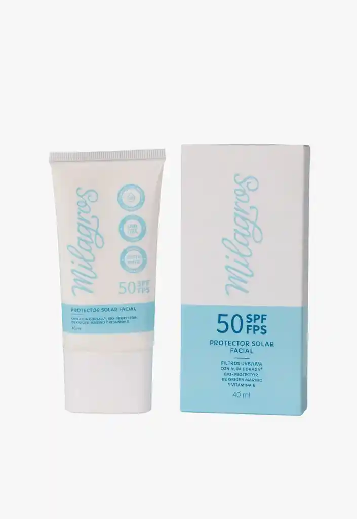 Protector Solar Facial Milagros 50spf