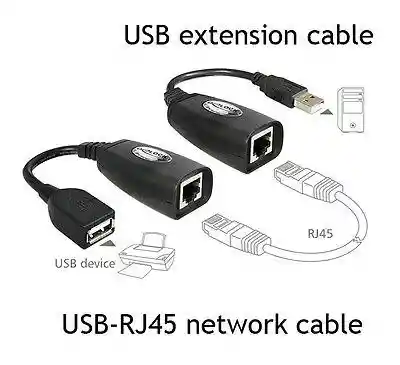 Extension Usb Rj45/ Extension Usb Rj45 150ft Length / Extender Usb