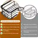 Organizador Ducha Baño Esquinero Inoxidable X2 + 1 Jabonera