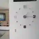 Reloj De Pared 3d Números Grandes Y Pequeños 90x90cm