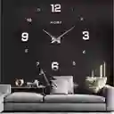 Reloj De Pared 3d Números Grandes Y Pequeños 90x90cm