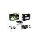 Sistema De Iluminación Portátil, Panel Solar, 3 Bombillos, Linterna, Batería, Cargador