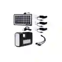 Sistema De Iluminación Portátil, Panel Solar, 3 Bombillos, Linterna, Batería, Cargador