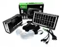 Sistema De Iluminación Portátil, Panel Solar, 3 Bombillos, Linterna, Batería, Cargador