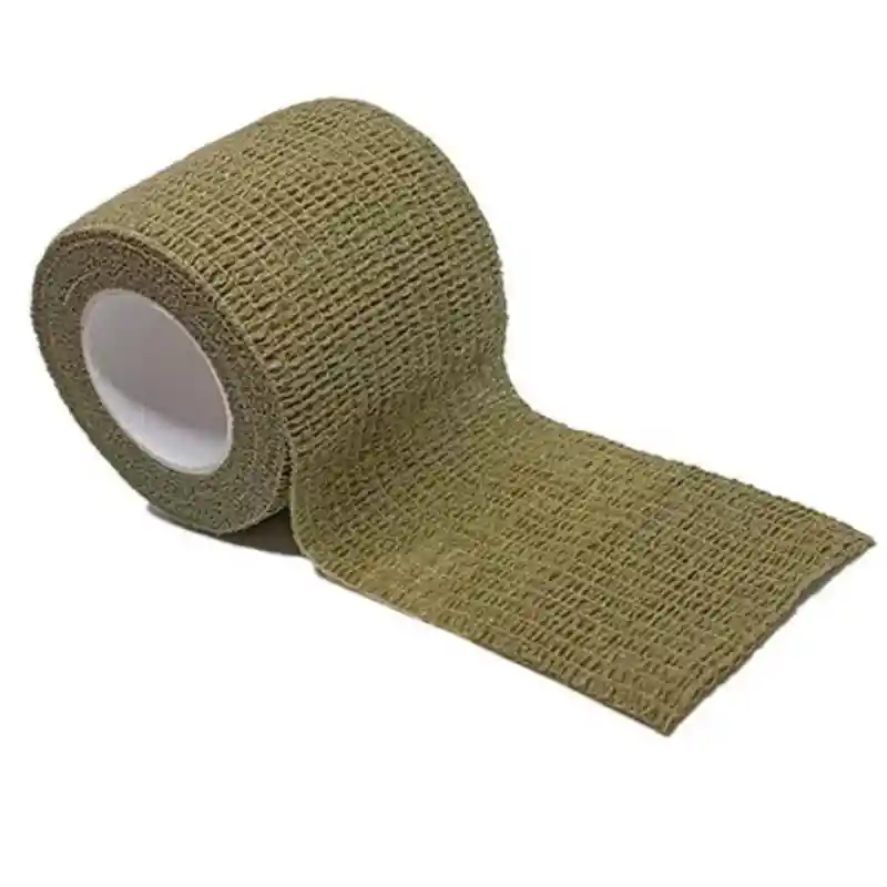 Venda Elástica Autoadhesiva Tipo Deportivo Cinta Cohesiva Verde Militar