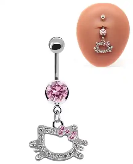 Piercing Ombligo Hello Kitty