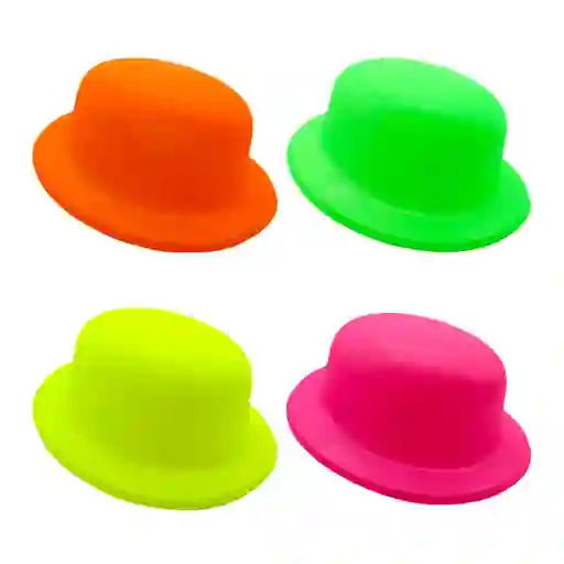 Sombrero Bombin Neon X 1 Und